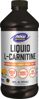 L-Carnitine Liquid Citrus Flavor 1000mg - 16 FL OZ (NOW Sports)