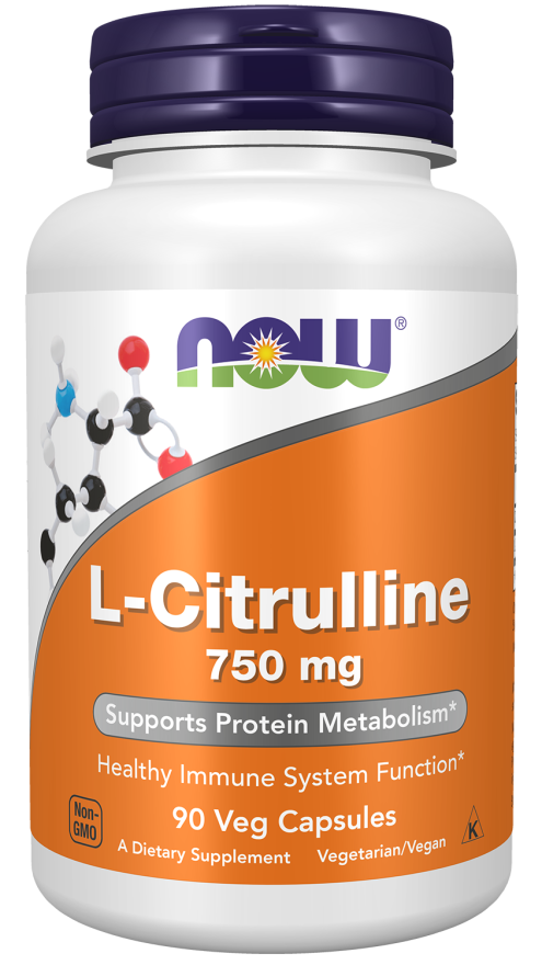 Citrulline 750mg - 90 Veg Capsules (NOW Sports)