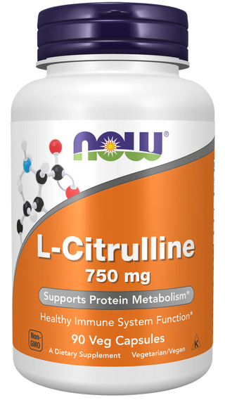 Citrulline 750mg - 90 Veg Capsules (NOW Sports)