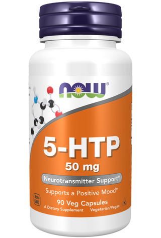 5-HTP 50mg - 90 Veg Capsules (Now Foods)