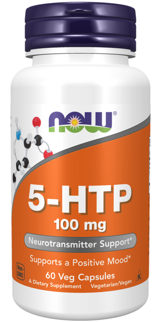 5-HTP 100mg - 60 Veg Capsules (Now Foods)