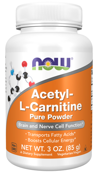 Acetyl-L Carnitine Powder - 3 FL OZ (NOW Foods)