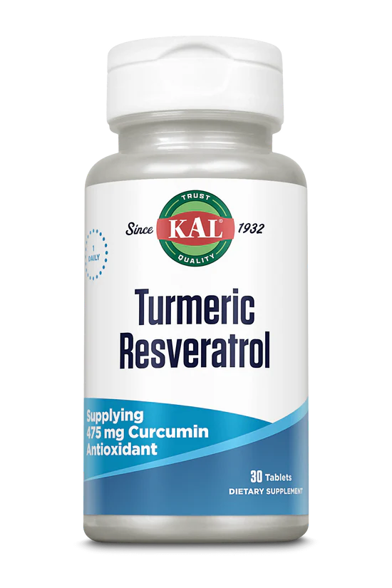 Turmeric Resveratrol  30ct by Kal