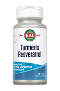 Turmeric Resveratrol Tablets 30ct by KAL