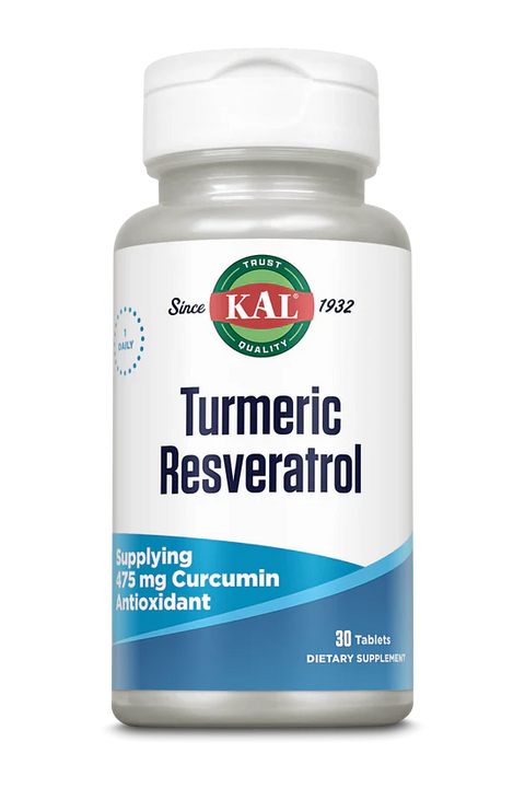 Turmeric Resveratrol  30ct by Kal