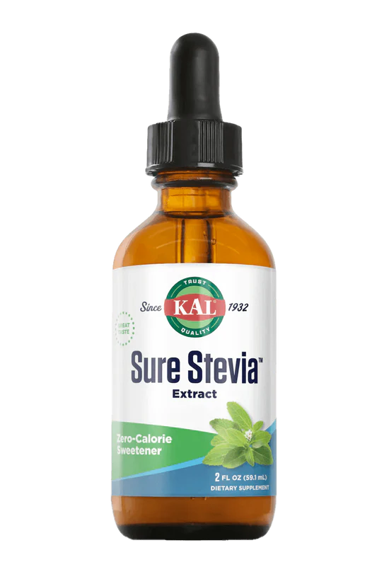 Sure Stevia Liquid Extract  8floz  drop Unflavored by Kal