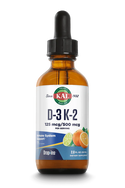 D-3 K-2  2floz 125mcg drop Citrus by Kal