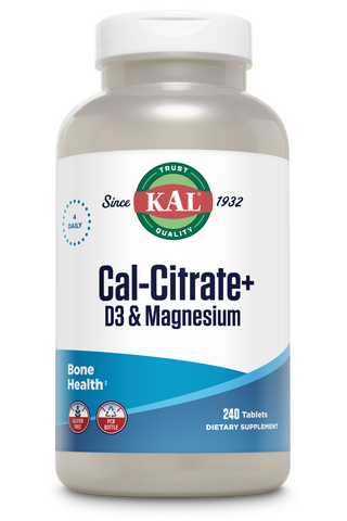 Cal-Citrate+ D3 & Magnesium Tablets 120ct by KAL