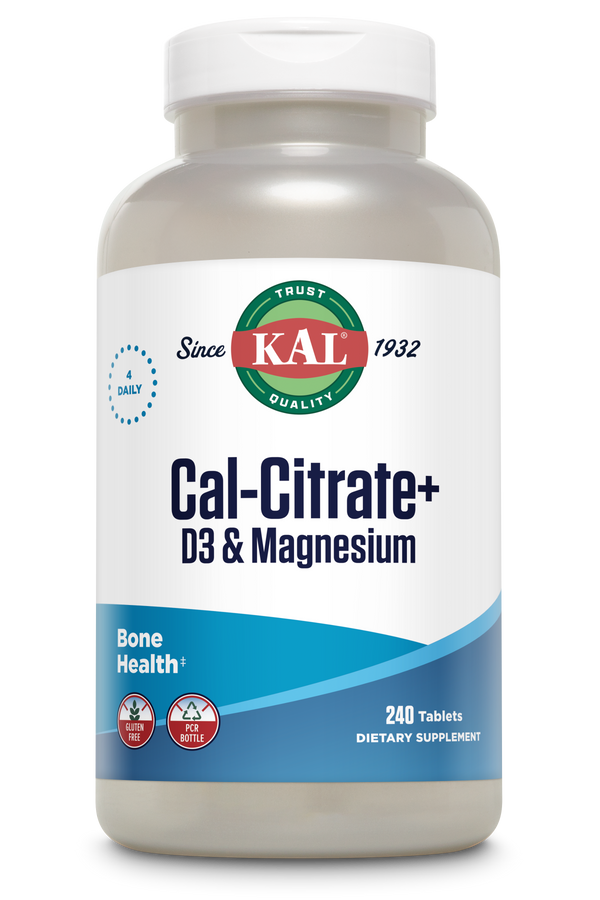 Cal-Citrate+ D3 & Magnesium Tablets 240ct by KAL