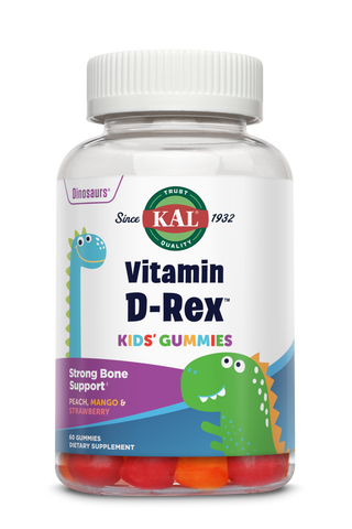 Vitamin D-Rex Kids Gummy 60ct by KAL