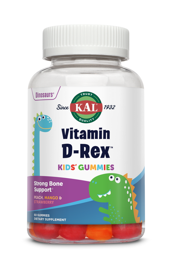 Vitamin D-Rex Kids Gummy 60ct by KAL