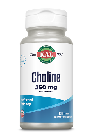 Choline Tablets 250 mg 100ct by KAL