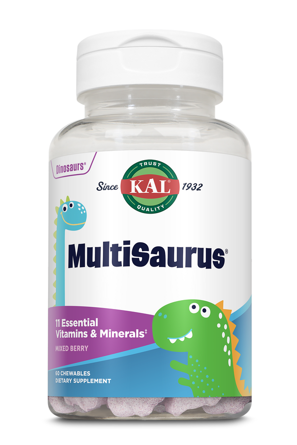 MultiSaurus Kids Multivitamin Mixed Berry 60ct by KAL