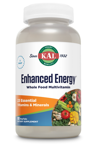 Enhanced Energy Whole Food Multivitamin VegCaps 90ct by KAL