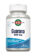 Guarana Tablets 800 mg 120ct by KAL