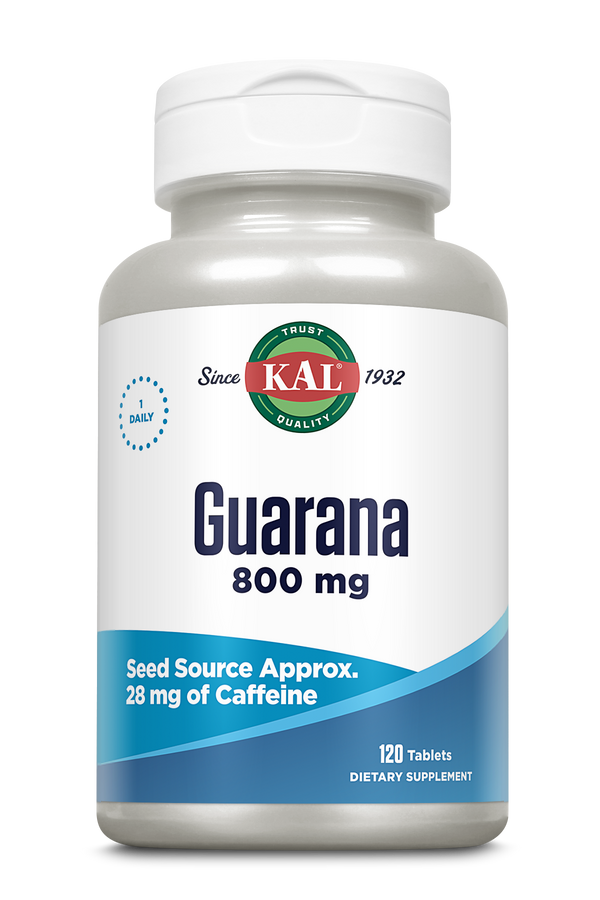 Guarana Tablets 800 mg 120ct by KAL