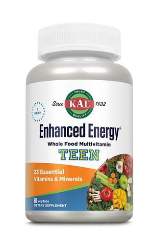 Enhanced Energy TEEN Multivitamin VegCaps 60ct by KAL