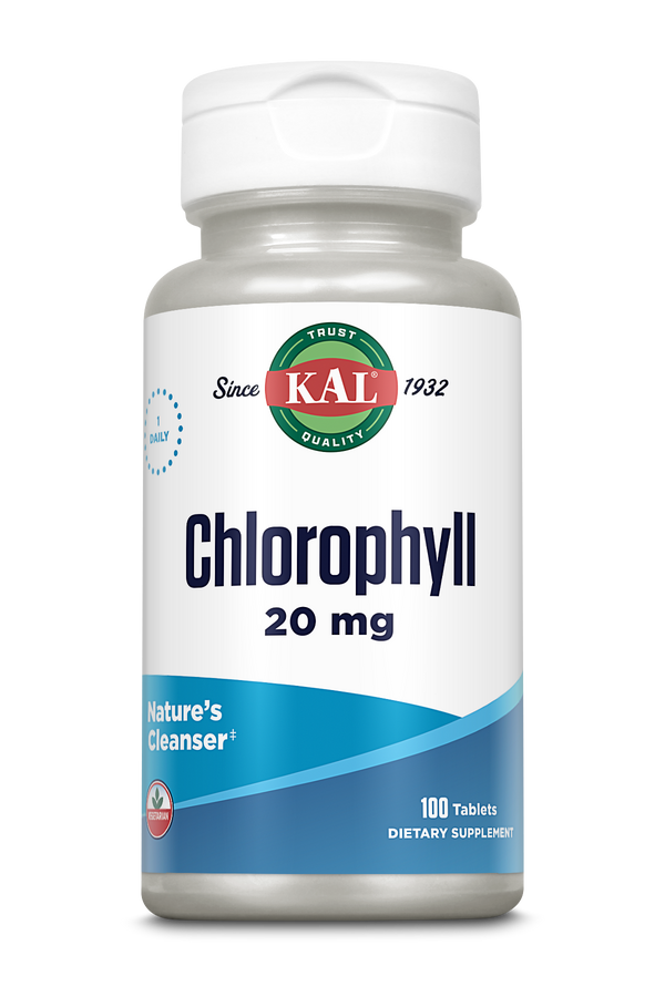 Chlorophyll Tablets 100ct by KAL