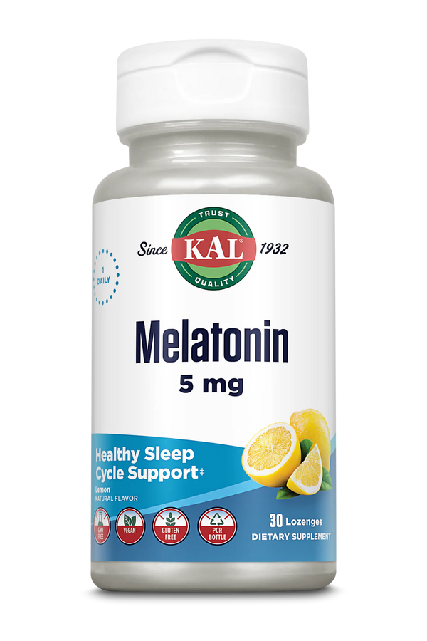 Melatonin  60ct 5mg lozenge Lemon by Kal