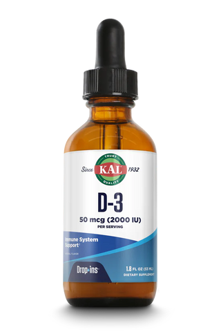 D-3 DropIns  1.8oz 2000iu drop by Kal