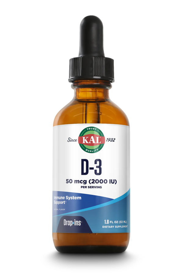 D-3 DropIns  6oz 2000iu by Kal