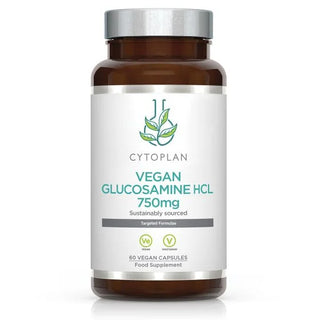 Vegan Glucosamine HCL 750mg - 60 Veg Caps (Cytoplan)