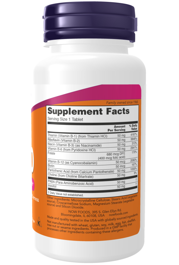 Vitamin B-50 - 250 Tablets (Now Foods)