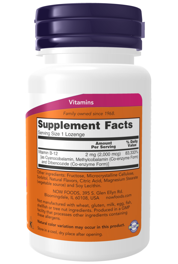 Vitamin B-12 2000mcg - 100 OZ (Now Foods)