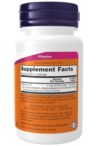 Vitamin B-12 2000mcg - 100 OZ (Now Foods)