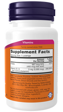 Vitamin B-12 5000mcg + Folic - 60 Lozenges (Now Foods)