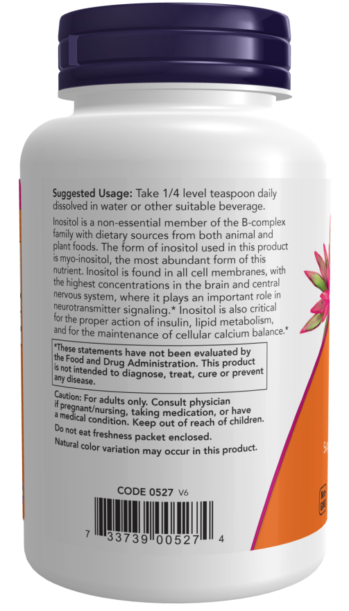 Inositol Pure Pwd 8 oz by Now Foods