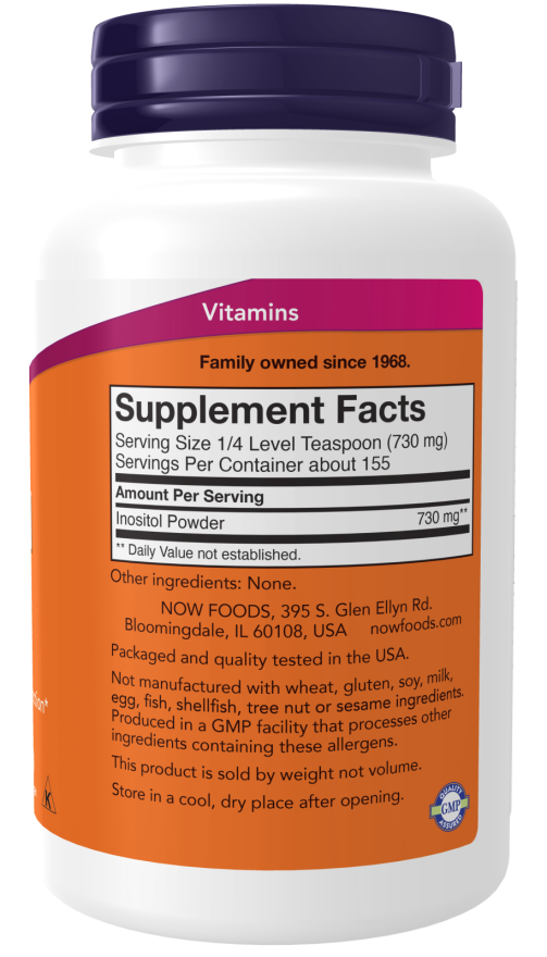 Inositol Pure Pwd 8 oz by Now Foods