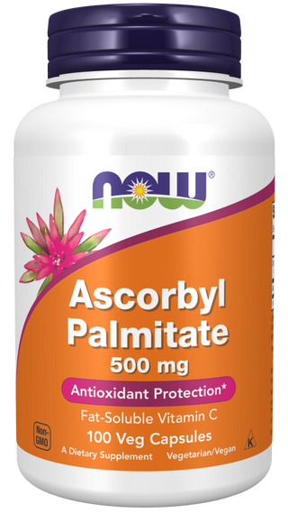 Ascorbyl Palmitate 500 mg - 100 Veg Capsules (Now Foods)