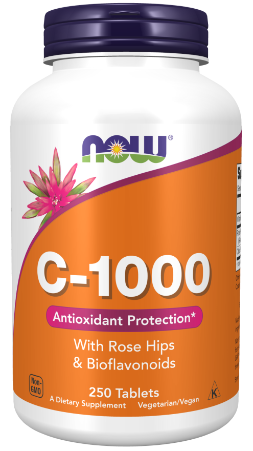 Vitamin C-1000 - 250 Tablets (NOW Foods)