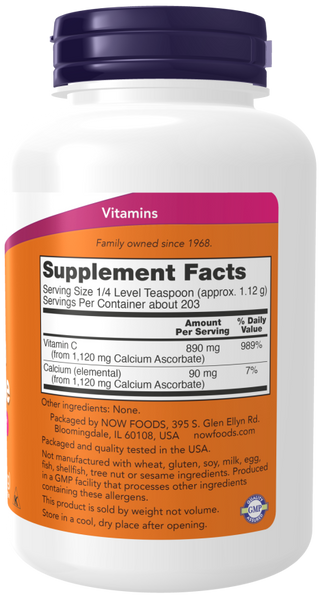 Calcium Ascorbate 8 oz by Now Foods