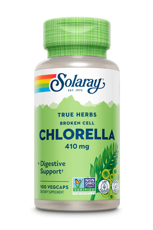 Chlorella Broken Cell 60ct 410mg veg cap by Solaray