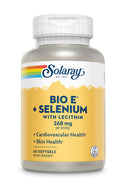 Bio E + Selenium w Lecithin 60ct 268mg perlecap by Solaray