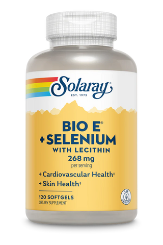 Bio E + Selenium w Lecithin 120ct 268mg perlecap by Solaray