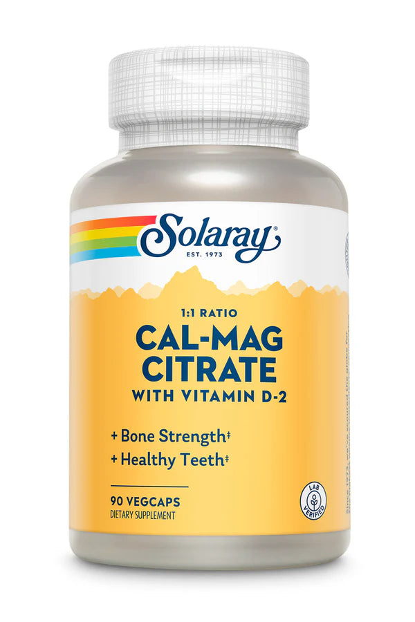 Cal-Mag Citrate w Vit D2 1:1 Ratio 90ct  veg cap