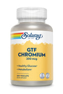 GTF Chromium 200ct 200mcg veg cap by Solaray