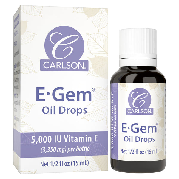 E-Gem Oil Drops - Carlson Labs