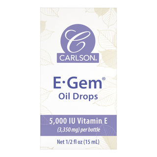 E-Gem Oil Drops - Carlson Labs