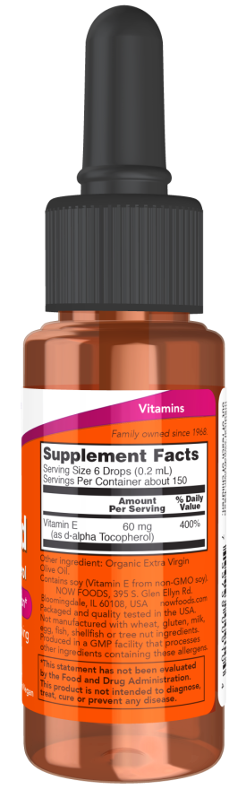 Vitamin E Liquid 1 fl oz by Now Foods