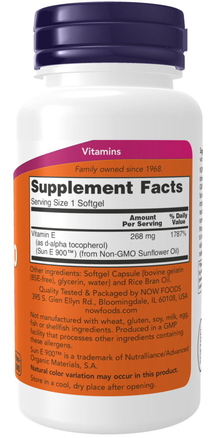 Sun-E™ 400 iu 120 Sgels by Now Foods