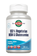 100% Vegetarn MSM & Glucosmine Tablets 60ct by KAL