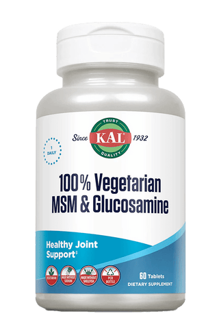 100% Vegetarn MSM & Glucosmine Tablets 60ct by KAL