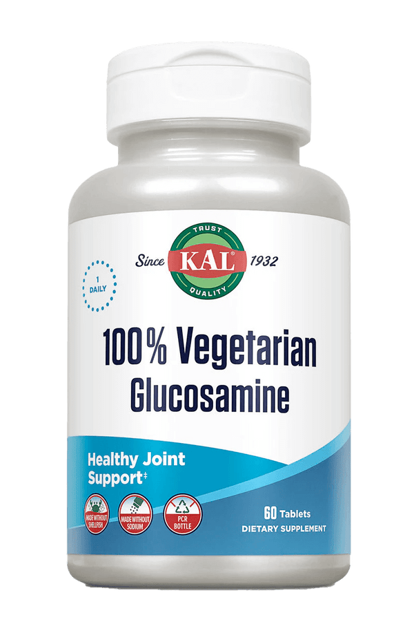 100% Vegetarian Glucosamine Tablets 60ct by KAL