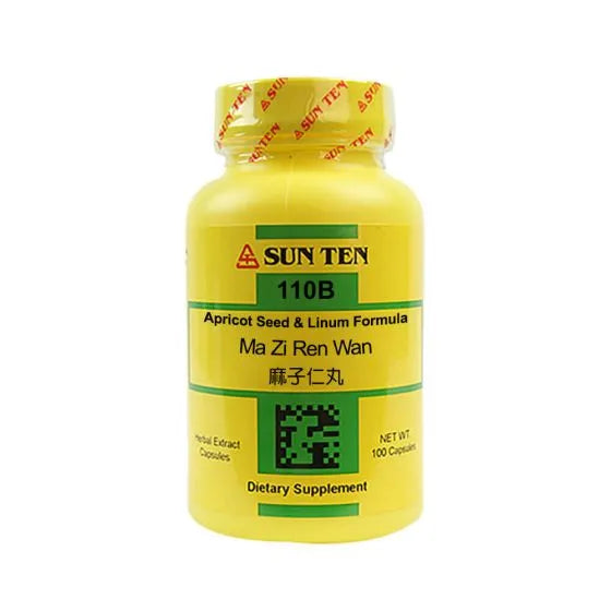 Sun Ten Apricot Seed & Linum Formula 110B - 100 Capsules