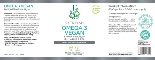 Omega 3 Vegan - Cytoplan