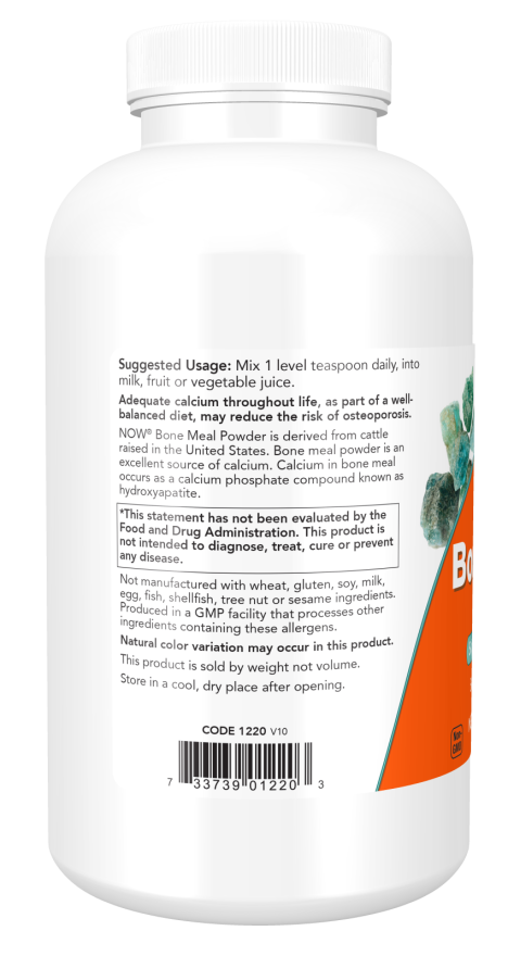 Bone Meal Powder 16 oz by Now Foods